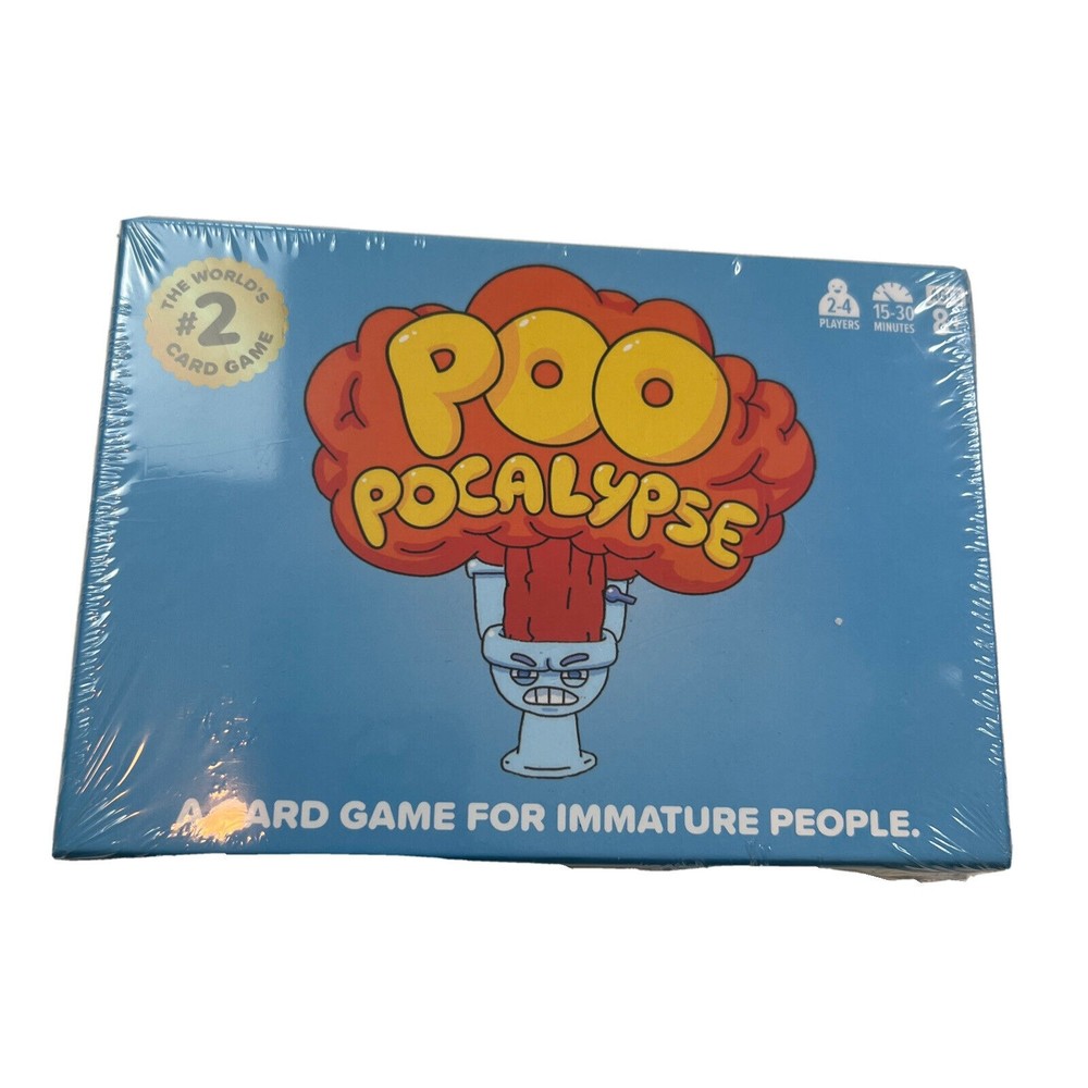 Poo Pocalypse Card Game - The Hilarious Family Party Game Pass the Poo 2021 New